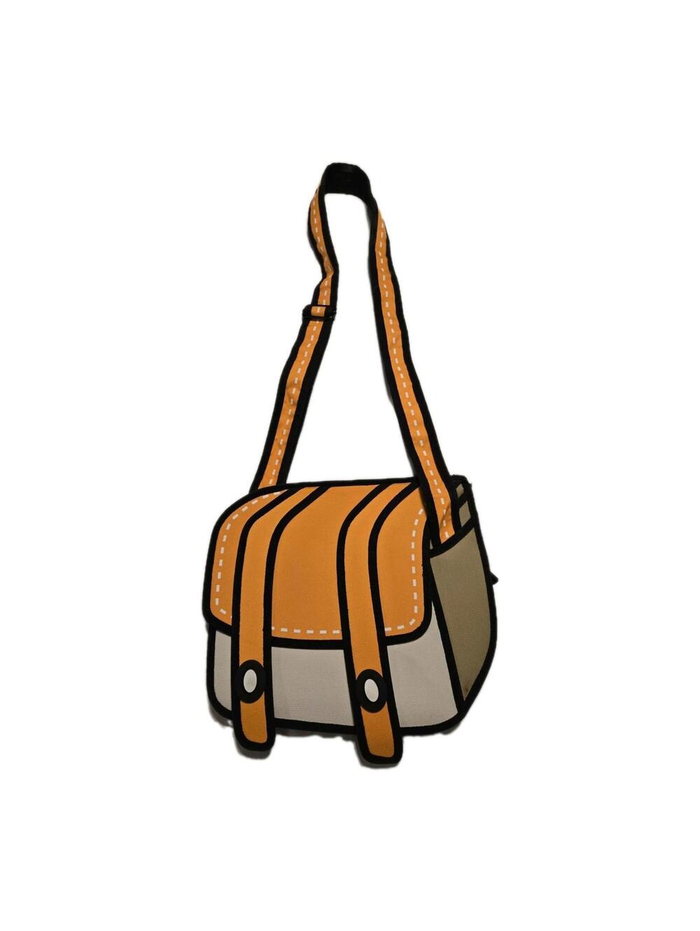 JumpFromPaper "Cheese Orange" 2D Cartoon Style Messenger Camera Bag Comic 3D Art